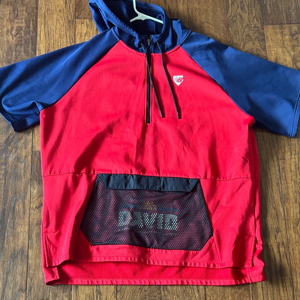 New Balance David Sunflower Seeds short sleeve hoodie